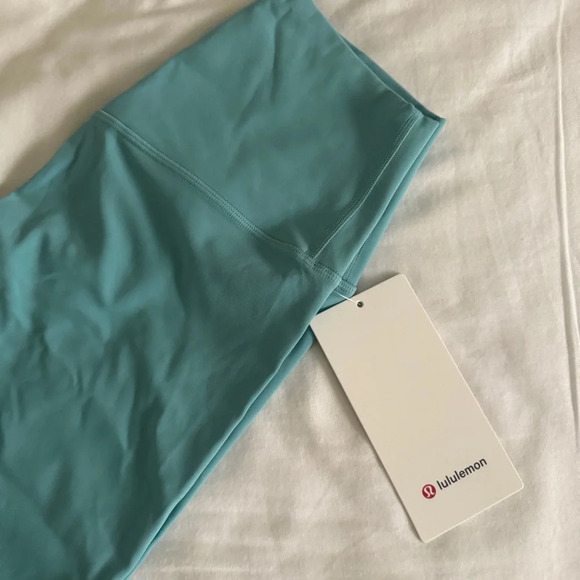 🆕💙 Lululemon Align HR Pant 28” Tidal Teal - Picture 2 of 10